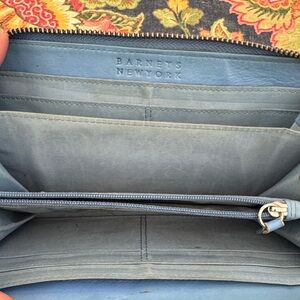 Barneys New York Elegant Blue Wallet